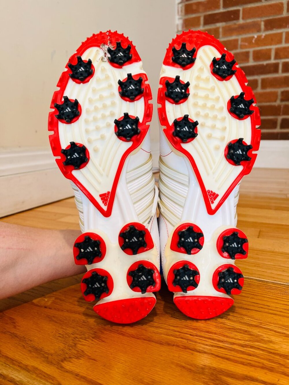 Adidas Tour 360 White Golf Shoes Size 10.5 - Picture 9 of 16